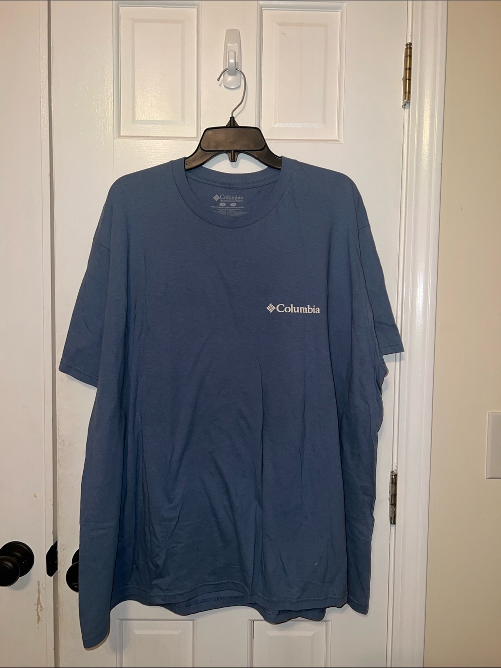 Columbia Men's Short Sleeve Logo Tee - Blue